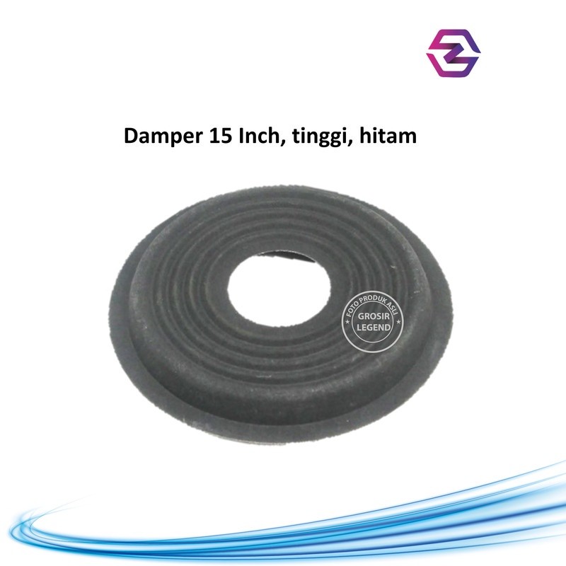 Damper per spiral speaker 15 inch Canon dia 170 mm hitam