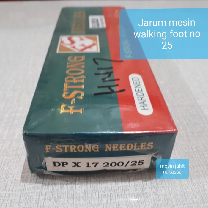 

<<<<<] Original Termurah Jarum Mesin Walking Foot Typical Kode Dpx17 no 25