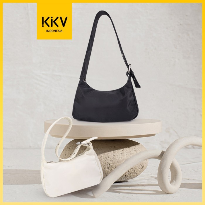 BERGARANSI KKV Nylon Underarm Bag Tas Shoulder Bag Nilon Wanita Warna Cute