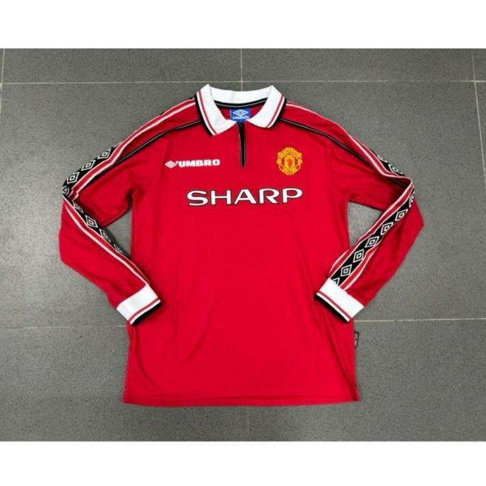 Jersey Retro MU Treble Winner 1999 Longsleeve Velvet