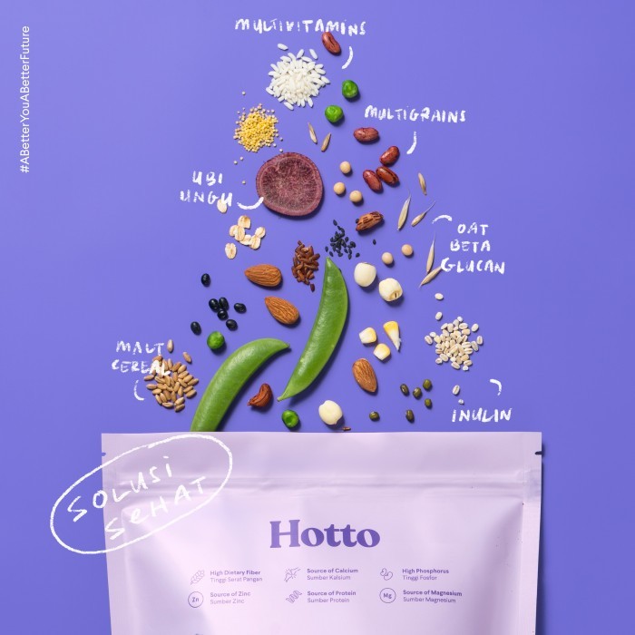 

Hotto Purto Multigrain With Purple Potato Ubi Ungu 1 Pouch 16 Sachet