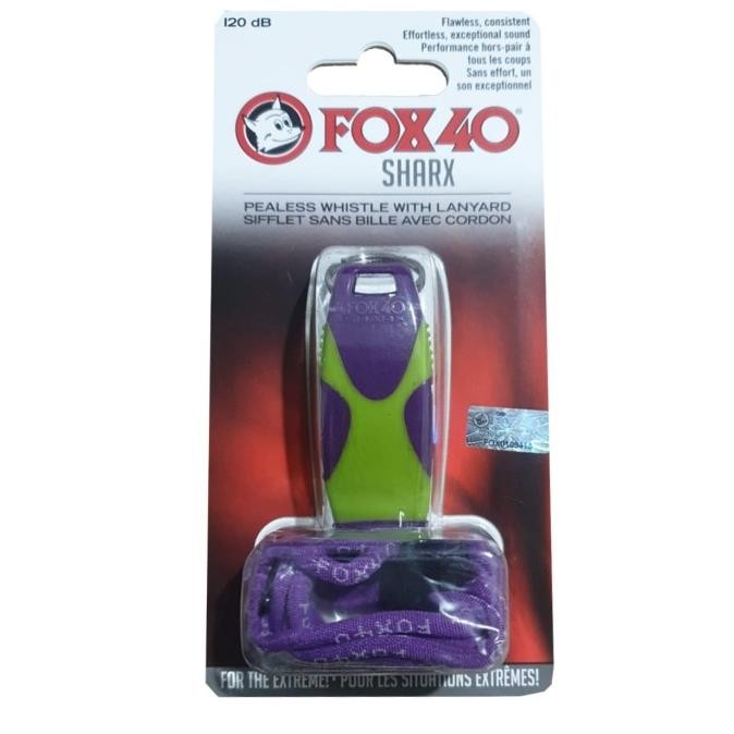 

FOX 40 SHARK SAFETY + LANYARD 120 DB PLUIT / PELUIT ORIGINAL ORIGINAL DAN TERPERCAYA