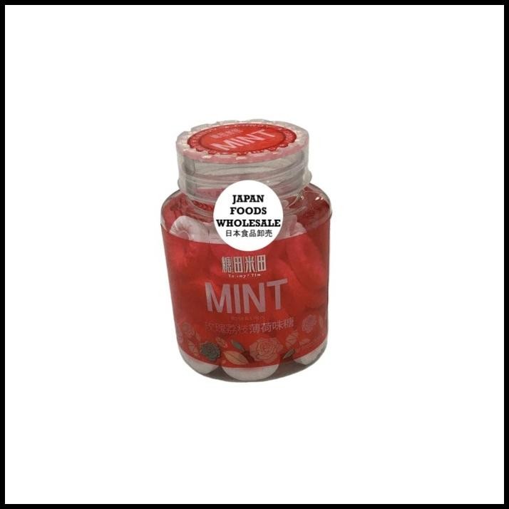 

Tommy & Tim Rose And Litchi Mint Flavor Candy / Permen / Candy