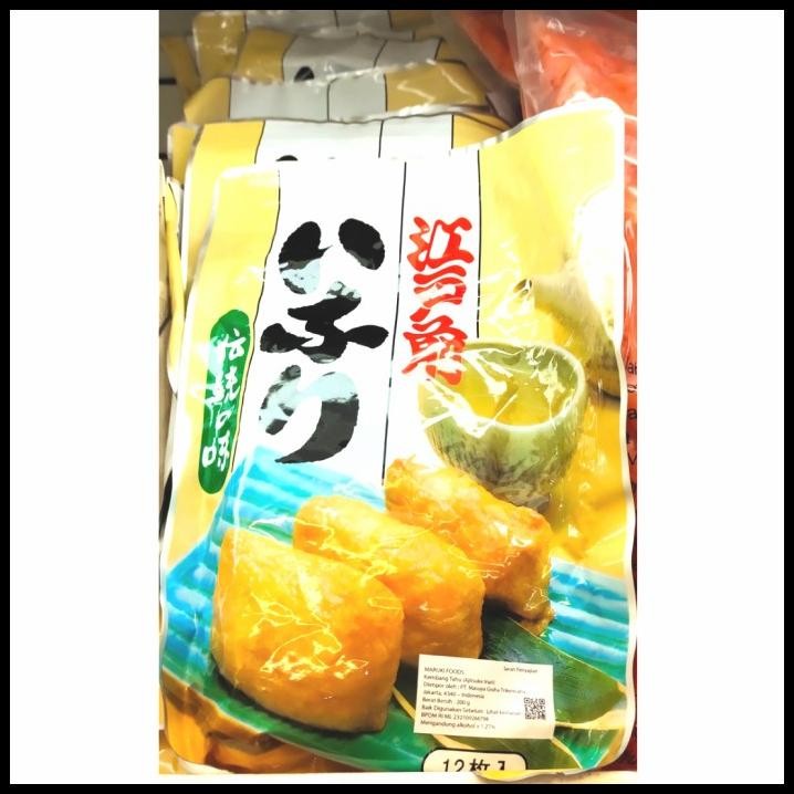 

Maruki Foods Ajitsuke Inari Kembang / Kulit Tahu Jepang Impor 200 Gr