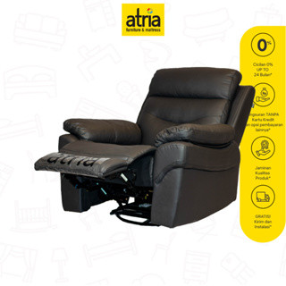 Atria Sofa Santai Sofa Recliner With Swivel 1 Seat Liviel Hitam