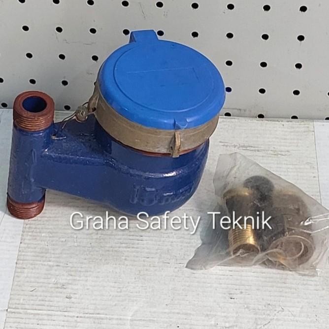 Westechaus Meteran Air 1/2" Vertical Water Meter 1/2Inch / Flow Meter