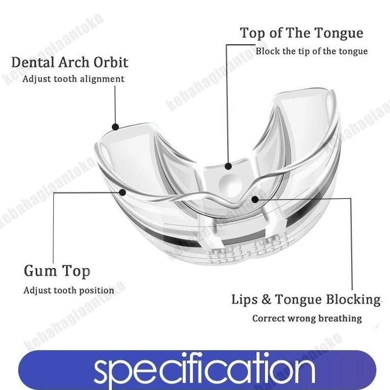 XD27 Perapi Gigi - Teeth Trainer Allignment - Orthodentic Retainer - Behel Kawat Gigi Transparan - I