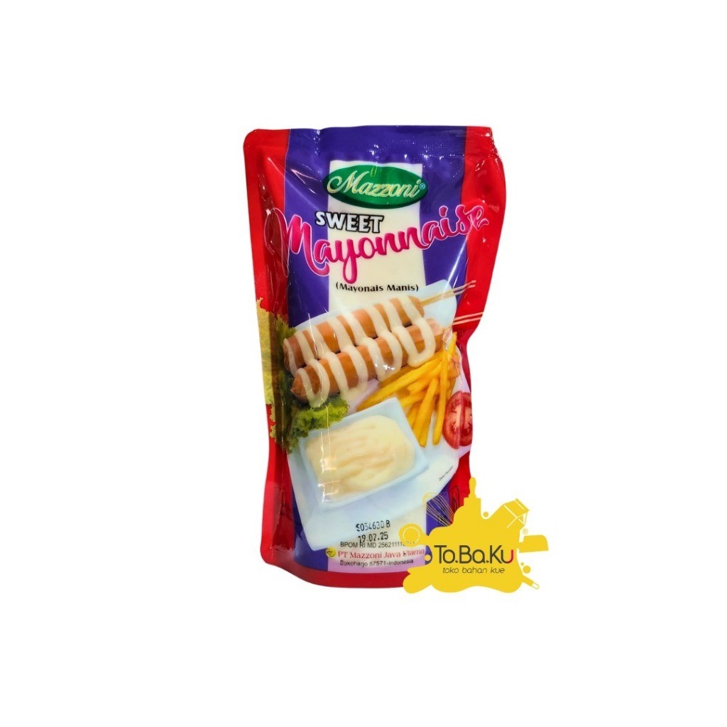 

Mazzoni Mayo Sweet 1Kg Kemasan Standing Pouch