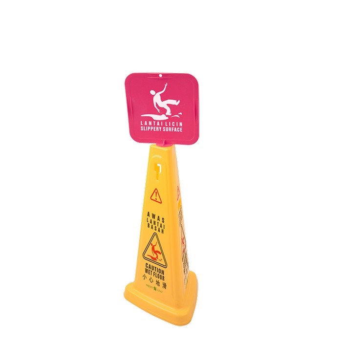 

(INSTANT) Sign Cone (Triangle Shape) 1902 Green Leaf Papan Peringatan/Jalan