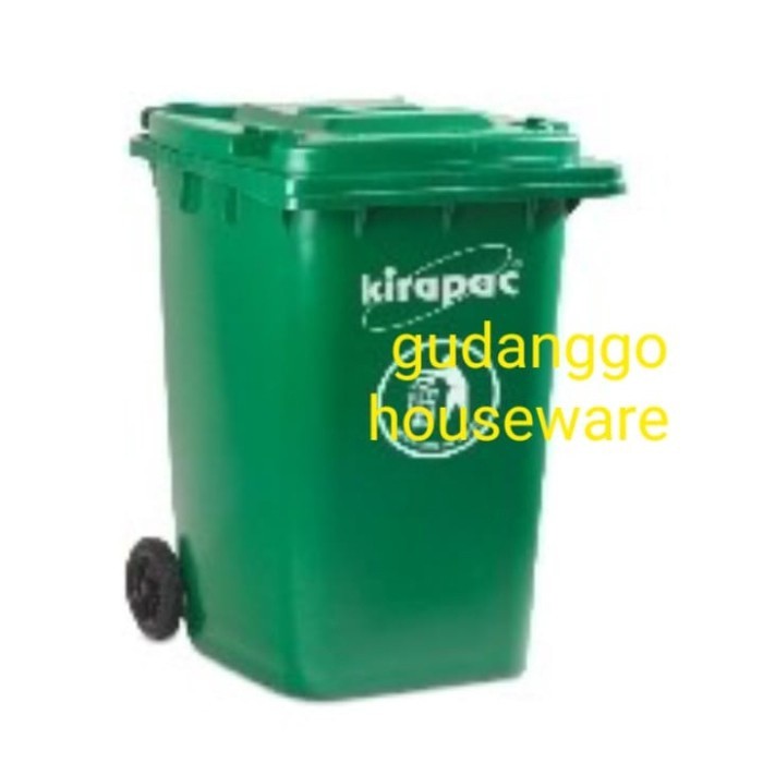 (INSTANT) Tempat Sampah 240 Liter Roda KLX 9240 Kirapac Dustbin/Tong Sampah