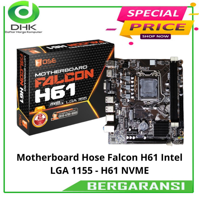 MOTHERBOARD HOSE FALCON H61 INTEL LGA 1155