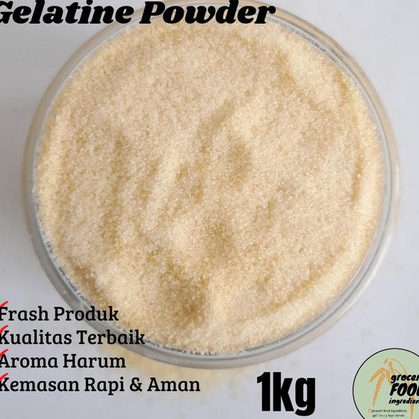 

Gelatine Powder / Gelatine Bubuk Merek Gelita - Halal