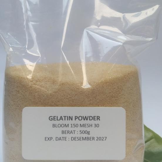 

Gelatin Bubuk Sapi Halal Mui 500G Bisa Cod