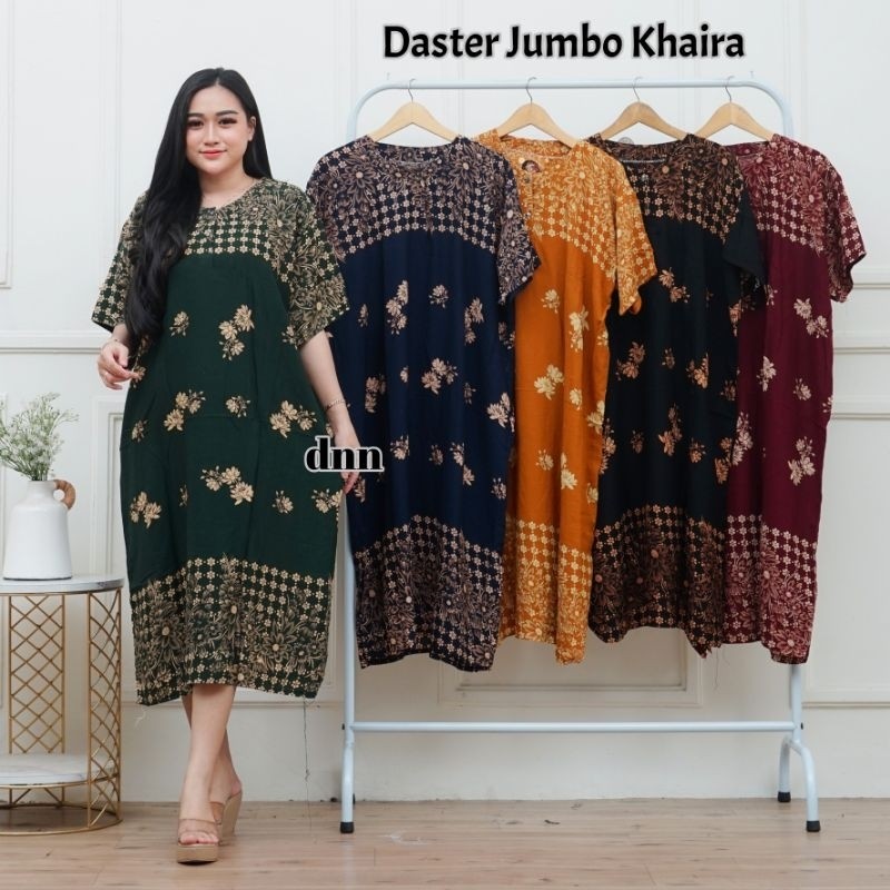 Daster Wanita Terbaru 2024 Fashion Ibu2 Menyusui Jumbo Dres Dstr Selutut Dress Remaja Kekinian Sexy 
