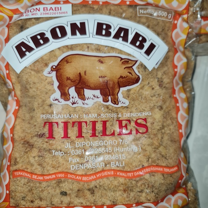 

abon babi titiles 500gr