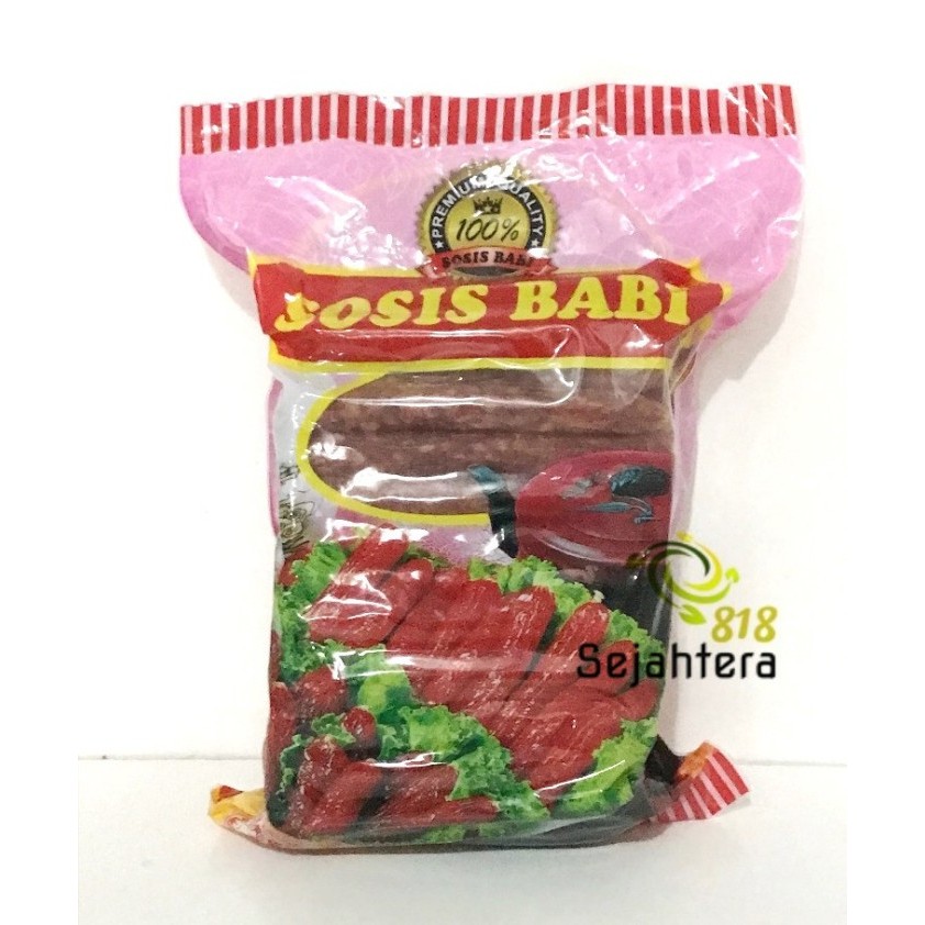 

Lapciong / sosis babi import / Sosis NON HALAL Cap Lima Kelawar