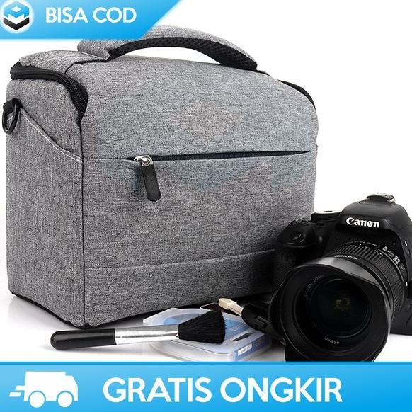 Terbaru Tas Selempang Kamera Dslr Canon Fottos Fashionable Waterproof Original