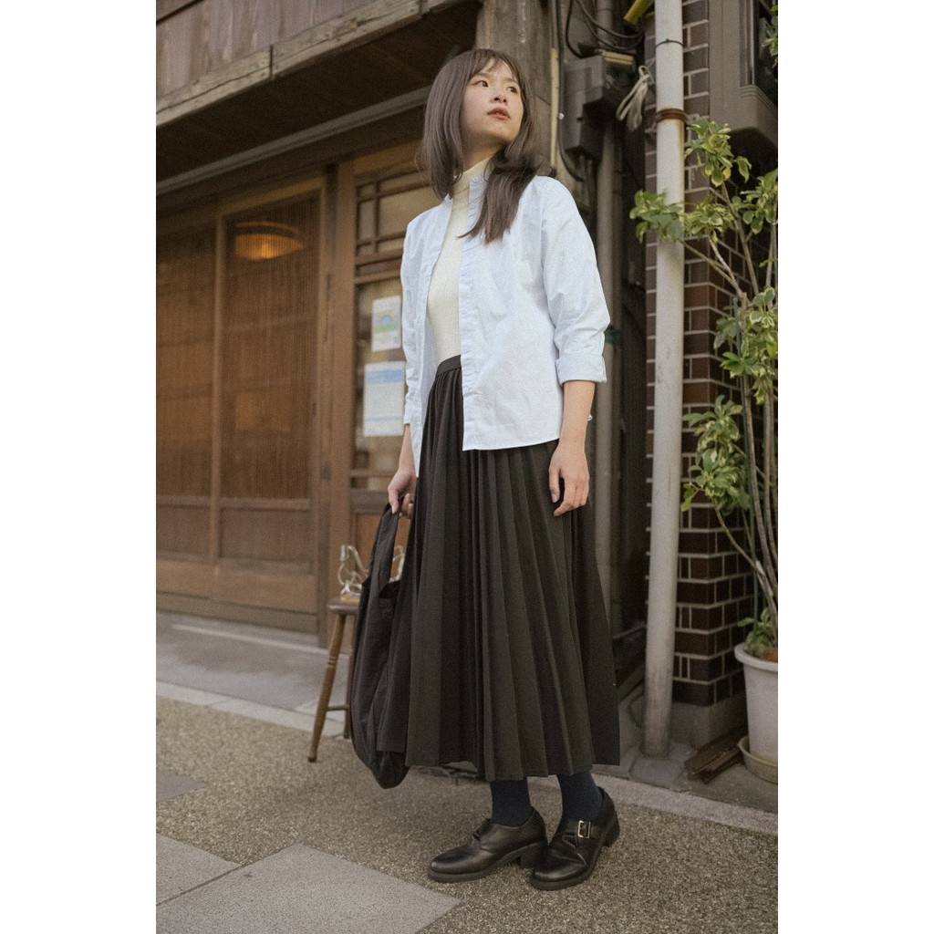 MURAH THENBLANK Pleated Skirt Black