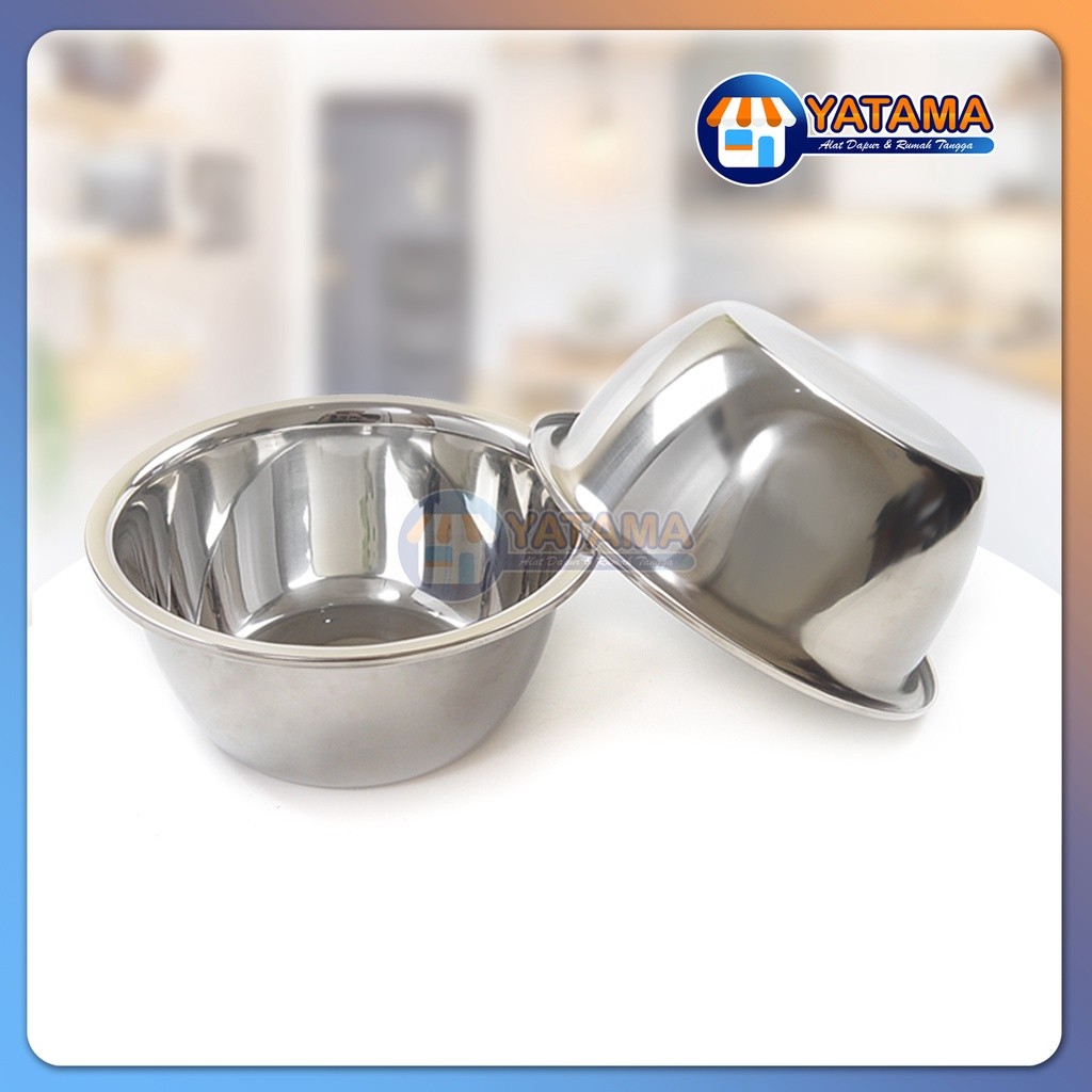 BASKOM MANGKOK STAINLESS PREMIUM 30 BESAR TEBAL