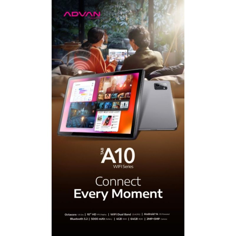 TABLET ADVAN A10 TAB ADVAN 10 INC RAM 4/64GB WIFI ONLY