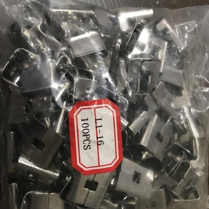 

PROMO BAND-IT Valuclips Type SS316 Band Buckle Clip 16MM@100 Strapping [PACKING AMAN]