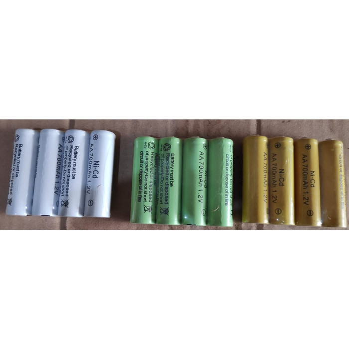 Baterai Battery Batre Ni-Cd AA Rechargeable Cas Charge 700 mAh Tamiya