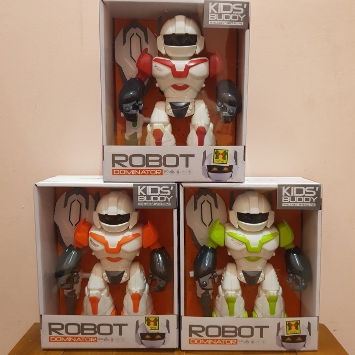 Licy Mainan Anak Robot Bisa Berjalan & Bersuara Mainan Robot Dominator