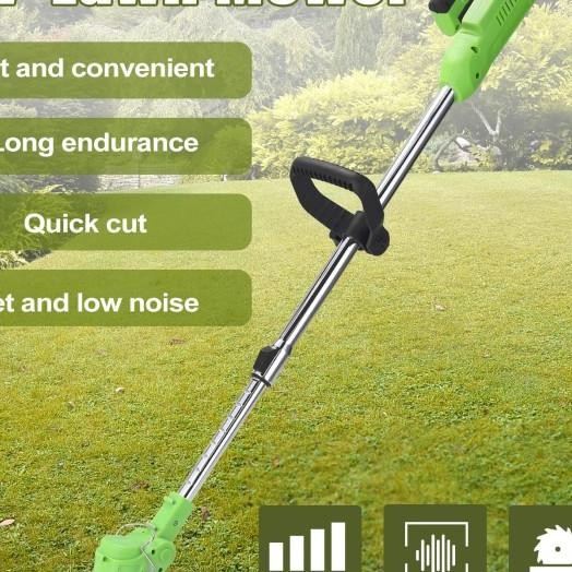 Mesin Pemotong Rumput Cordless Elektrik Portable Grass Trimmer