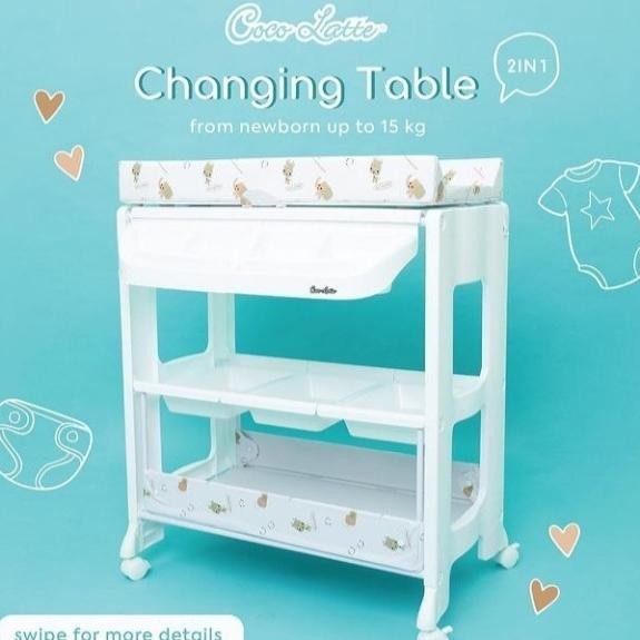 Baby Tafel Cocolatte / Changing Table / Bak Mandi