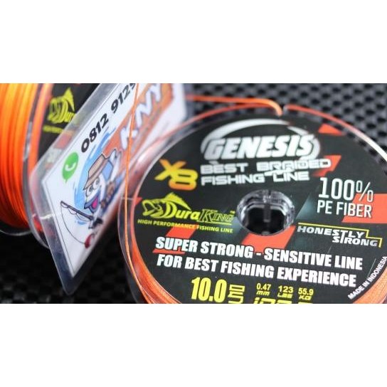 Benang Pancing Duraking Genesis Pe 10 / 55.9 Kg Senar Mancing Idola