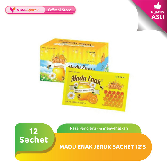 

Madu Enak Jeruk Membantu Menjaga Kesehatan (12 Sachet)