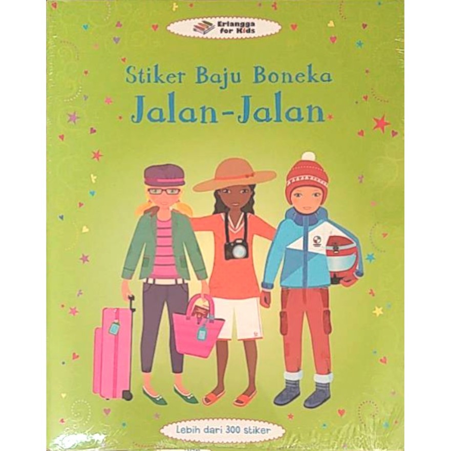 Buku Anak STIKER BAJU BONEKA Jalan-jalan