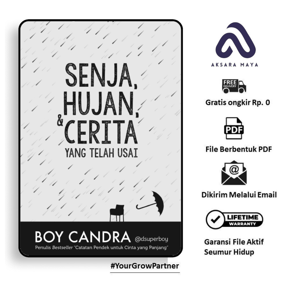 

773. BOY CANDRA - SENJA, HUJAN, CERITA YANG TELAH USAI - [-]