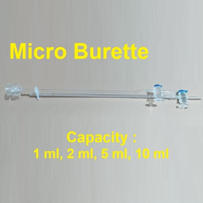 MICRO BURET 1 ML 2 ML 5 ML 10 ML MICROBURET MIKRO BURETTE MIKROBURET