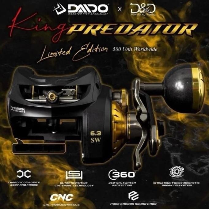 LIMITED Daido King Predator XL 300L DnD DFT reel BC Jigging Laut