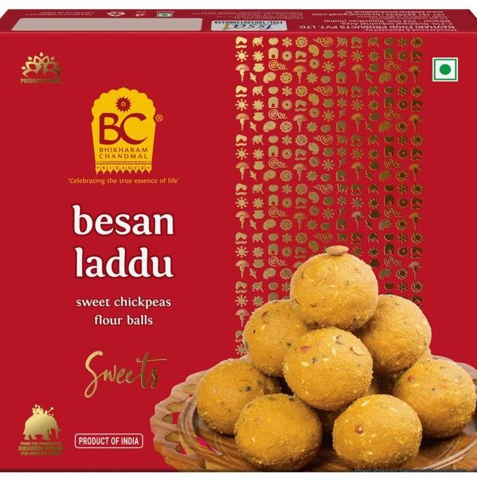 

paling diminati] BESAN LADDU BHIKHARAM CHANDMAL 400G / Manisan India