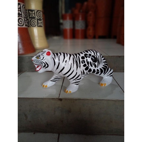 Han Dijual Celengan Harimau Keramik Gerabah Tanah Liat Berkualitas
