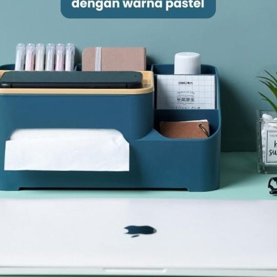 

Desktop Stationery Desk Box Tissue Kotak Dan Alat Tulis Organizer Meja