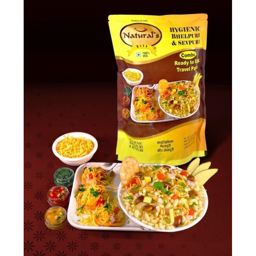 

((((()paling dicari] BHELPURI & SEVPURI COMBO NATURAL'S BITE 320G