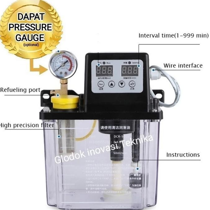 Oli  Pompa Oli Otomatis Lubrikasi Automatic Oil Pump Lubricant 2L 2 L Liter
