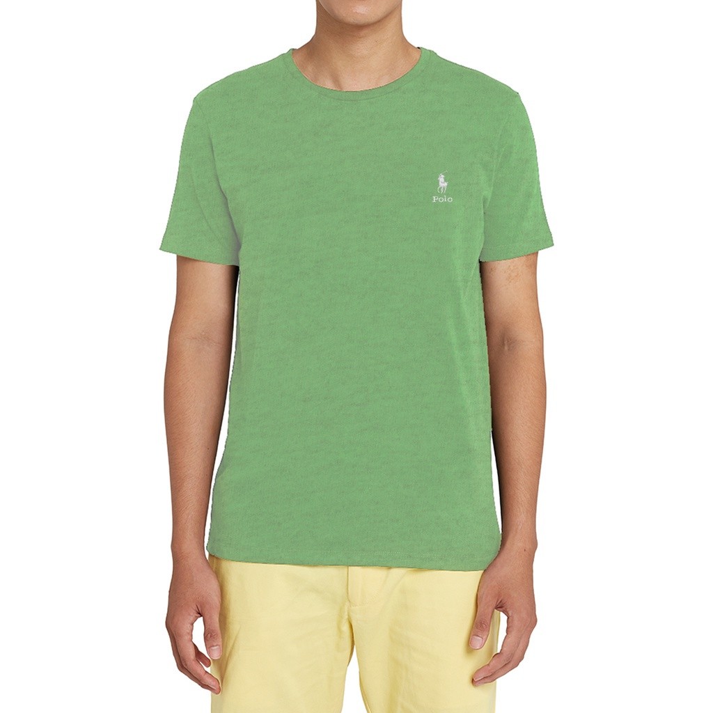 POLO SPORT - 70.0013.70 Jersey Crewneck T-Shirt Mens -  Green Heather