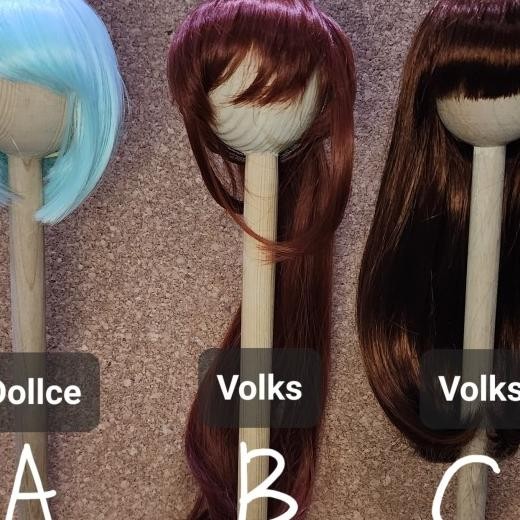 Wig Bjd / Boneka / Dollfie