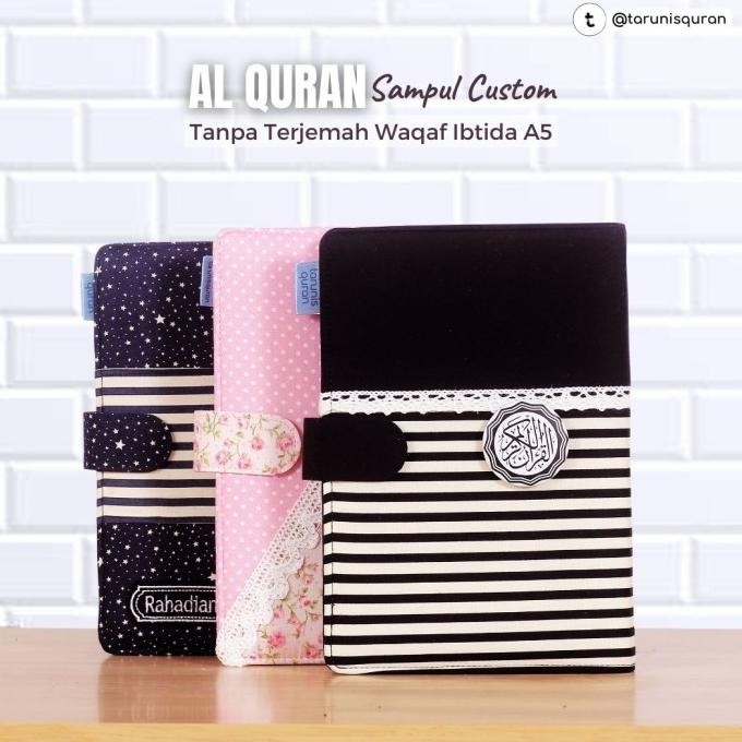 

A5 (Sedang) Al Quran Tilawah + Sampul Kain TARUNISHALIHA