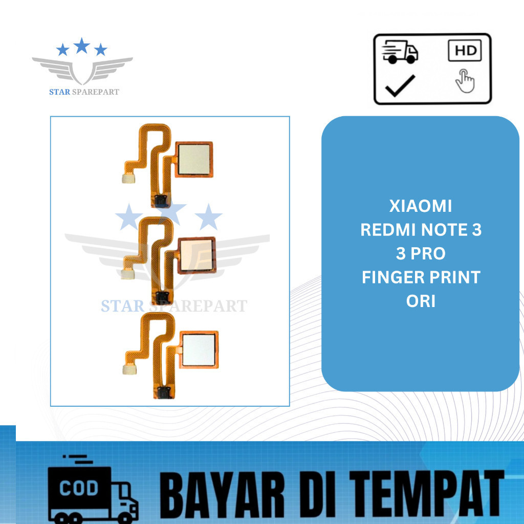 FLEKSIBEL XIAOMI REDMI NOTE 3 / 3 PRO + FINGERPRINT ORI