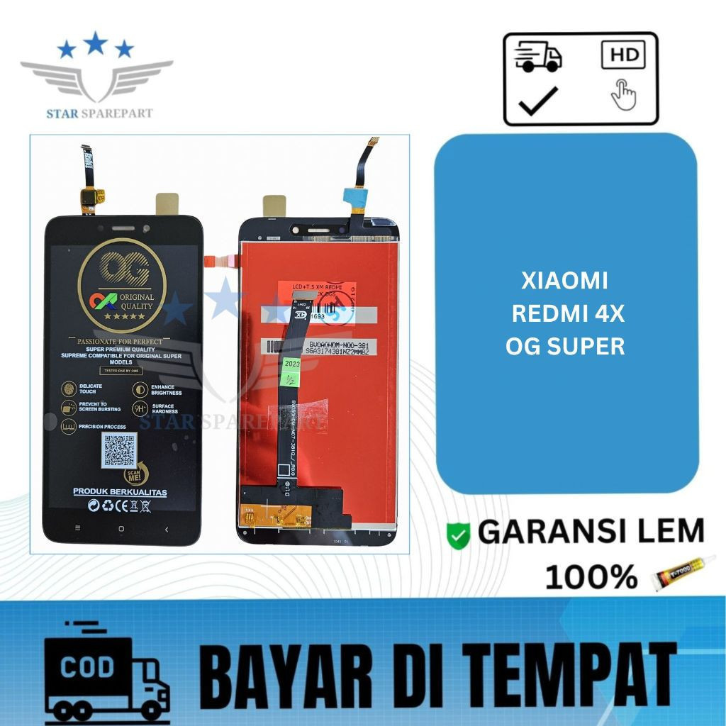 LCD TOUCHSCREEN XIAOMI REDMI 4X