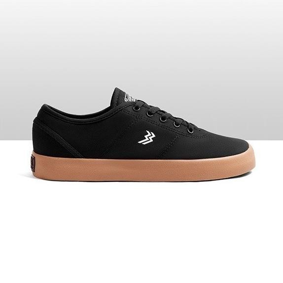 Kualitassuper Geoff Max - Ethan Black Gum | Sepatu Pria Wanita Sneakers Casual Sekolah Kuliah Cod