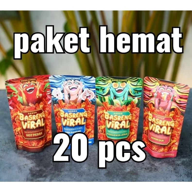 

gd-8 PAKET HEMAT 20 pcs BASRENG VIRAL all varian Premium