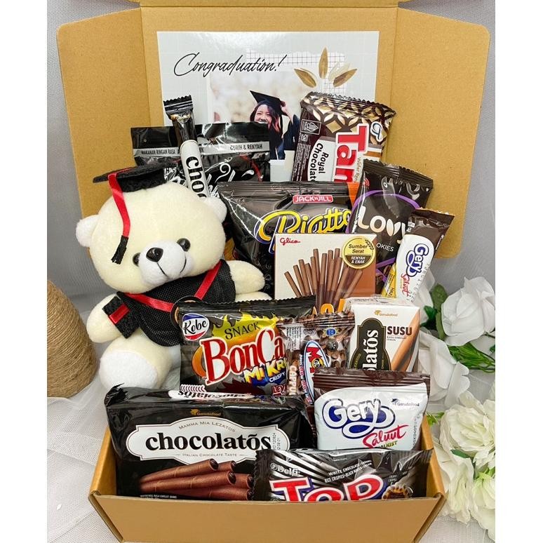 

TU26 HAMPERS BUKET SNACK BOX WISUDA / Snack Box Kado Wisuda / Hampers Snack Murah Premium / Gift Box Graduation / Kado Wisuda / Hadiah Graduation / Hadiah wisuda / Kado Graduation Viral