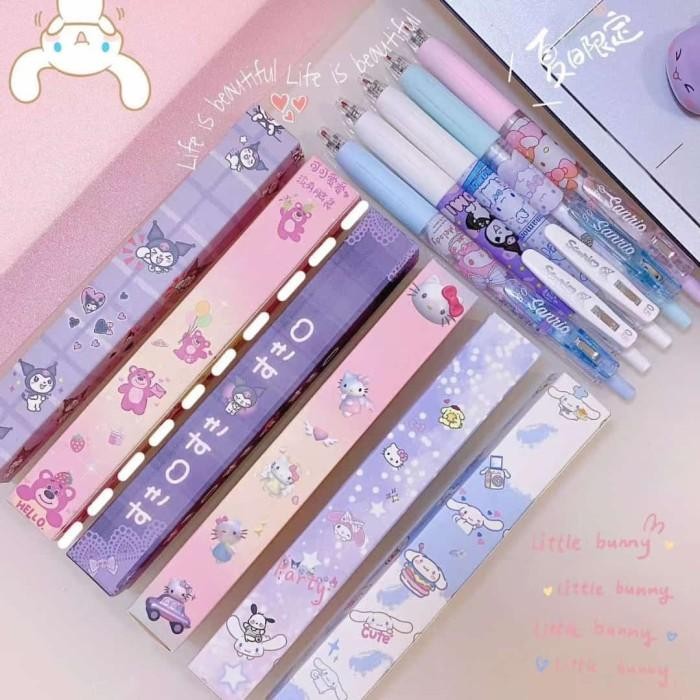 

PULPEN GEL model CETEK Pena Karakter Animasi Cantik Viral dengan kemud Kualitas Terbaik