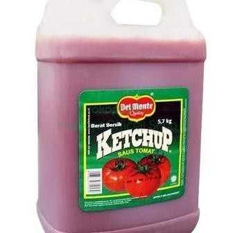 

Del Monte Saus Tomat Jerigen 5,7 Kg Saos Tomat Ketchup